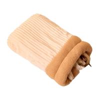 Nucelit Cama de retiro cálida para mascotas de interior, acolchada, saco de dormir de invierno, nido de descanso para mascotas, para acurrucarse, suministro de envoltura de 360 grados, lavable