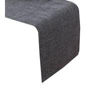 Nucelit Camino de mesa plegable de poliéster de mantenimiento, tela antideslizante, decoración contemporánea para cocina, comedor, camino de mesa antideslizante
