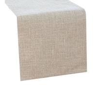 Nucelit Camino de mesa plegable de poliéster de mantenimiento, tela antideslizante, decoración contemporánea para cocina, comedor, camino de mesa antideslizante