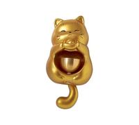 Nucelit Campanas de puerta de la suerte con diseño de gatos de la suerte, campanas de alerta para el hogar y la tienda, decoración de entrada colgante, regalo