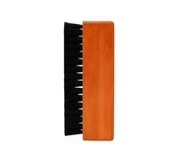 Nucelit Cepillo de limpieza de nailon con mango de madera antiestático para el mejor sonido posible, mango de madera, suave y elástico y eliminación de partículas