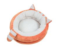 Nucelit Cojines gruesos para mascotas para invierno, cálidos, cojines de felpa lavables, superficies de felpa generales, para gatos de interior, casas grandes para gatos de interior, cálidos, sin