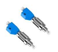 Nucelit Conector óptico profesional de fibra óptica macho a hembra, adaptador óptico acoplador para red de fibra a