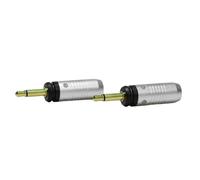 Nucelit Conectores de enchufe macho estéreo de 3,5 mm, placa dorada para reparación de auriculares Elear Elex Elegia