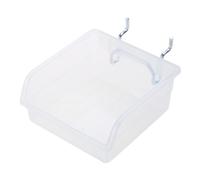 Nucelit Contenedores de almacenamiento eficientes con gancho y etiquetas, práctica cesta de tablero de clavijas, solución de hardware efectiva. Contenedores de tablero de clavijas