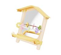 Nucelit Conure - Jaula de vidrio para masticar con apéndice no mortal, de poliestireno, juguete participativo para pájaros, cacatúa, cubierta de vidrio