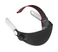 Nucelit Correa de cabeza ajustable que absorbe la humedad para gafas de realidad virtual, mejora el flujo de aire con cojín de espuma viscoelástica suave, diadema ajustable para gafas de realidad