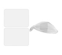 Nucelit Cubierta protectora de cristal templado para lente de cámara 360 y pantalla, anticolisión, materiales de alta transmisión de luz, protector de cámara a prueba de golpes