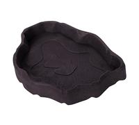 Nucelit Cuencos de terrario para alimentar gusanos de la harina, cuenco para ranas, serpientes, arañas, tortugas, gusanos para tortugas, dragón barbudo para reptiles