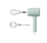 Nucelit Delicada batidora de mano inalámbrica de 800 mAh, recargable, 3 velocidades, resistente, acero inoxidable, herramienta para hornear, batidora de mano para pasteles