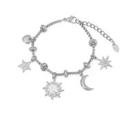 Nucelit Delicado adorno único con incrustaciones de diamantes de imitación, cadena de muñeca ajustable, joyería para mujeres listas para reuniones, talla única, como se describe