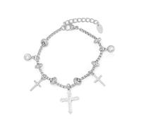 Nucelit Delicado adorno único con incrustaciones de diamantes de imitación, cadena de muñeca ajustable, joyería para mujeres listas para reuniones, talla única, como se describe