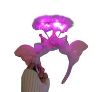 Nucelit Diadema iluminada para mujer que añade un toque de magia a tu fiesta o disfraz de semana del libro para disfraz de fiesta de adultos