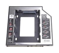 Nucelit Discos duros de aluminio para portátil de 9,5 mm y 12,7 mm para bahía óptica con gestión eficiente del calor