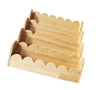 Nucelit Estante de madera robusto para libros infantiles que muestra un diseño frontal para mostrar cubiertas y aumentar el disfrute de la lectura. Soporte de madera amigable con el disfrute
