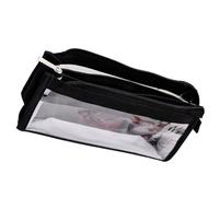 Nucelit Estuche transparente de 6 capas, bolsa para bolígrafos de gran capacidad, caja de dibujos animados, suministros de vuelta a la escuela para niñas, Black, Mass Beauty