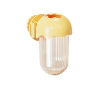 Nucelit Fruitarian Supplier con base desmontable para una fácil limpieza, jaula de sustancias ABS montada contra el plan de contaminación, proveedor de aves verdes