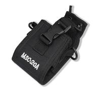 Nucelit Funda multifuncional de nailon de dos vías con correa de hombro desmontable para un fácil acceso a los portadores de radio deportivos al aire libre