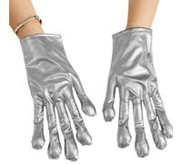Nucelit Guantes de cosplay de personaje alienígena de terror para fiesta de cumpleaños, disfraz temático, Halloween, juego de rol, guantes alienígenas, blanco, Talla única