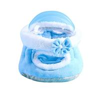 Nucelit Hamaca colgante para pájaros, de felpa, cobertizo, cama de descanso para pájaros, cama cálida, nido de algodón