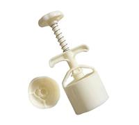 Nucelit Home Baking - Moldes de silicona funcionales para hacer pasteles de frijoles verdes con patrón de calabaza, juego de postres