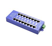 Nucelit Inyectores de alimentación a través de Ethernet de 8 puertos que ahorran espacio con protección integrada para cámaras y acceso a casa poeta Power Link