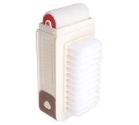 Nucelit Jabonera rodante dos en 1 con cepillo, estuche espumoso portátil para lavandería, cocina, baño y viaje, funda de burbujas para lavandería con rodillo