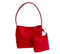 Nucelit Juego de 2 piezas de bolso de hombro de mano casual flexible de poliamida para uso inmune al agua, uso del pasajero, elegante adición de trabajo, bolsa de viaje inmune al agua