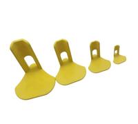 Nucelit Juego de 4 férulas de pata de pollo para aves lesionadas y aves de corral, recuperación segura y protectores de fijación, férulas de fijación para patas de aves de corral