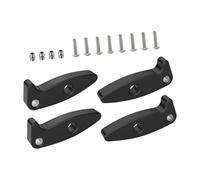 Nucelit Juego de mejora de viaje de suspensión atornillada con bordes de aluminio adecuados para piezas de ejecución de crawlerbot de vehículos compatibles con SCX24 a escala 1/30