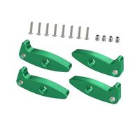 Nucelit Juego de mejora de viaje de suspensión atornillada con bordes de aluminio adecuados para piezas de ejecución de crawlerbot de vehículos compatibles con SCX24 a escala 1/30