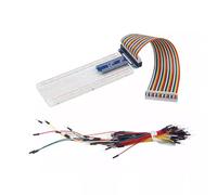 Nucelit Juego de placa de prueba para placa de extensión GPIO tipo 5 T, cable GPIO de 40 pines, 65 componentes de alambre