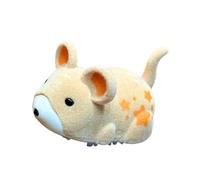 Nucelit Juguete de peluche para hámster de juguete de persecución de gatos, acción simulada, dispositivo interactivo de ejercicio para interiores, para mesa, piso, gatos, juguete de ejercicio