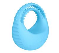 Nucelit Juguete masticable para perros y mascotas, dientes de perro suave, juguete de hueso limpio, masticadores agresivos, cepillo de dientes de entrenamiento interactivo, cepillo de dientes pequeño