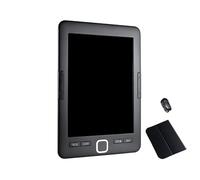 Nucelit Lector digital de múltiples formatos, construcción ligera, tecnología de luz frontal para el cuidado de los ojos, uso portátil, tintas, lector electrónico