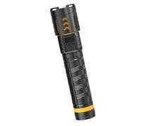 Nucelit Linterna de inspección, linterna de mano, luz de aleación de aluminio IP65 para búsqueda de patrulla, camping y trabajo de campo, luz de campamento negro