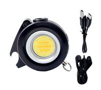 Nucelit Llavero de oreja transportable con luz de 500 lm de brillo, múltiples enfoques de iluminación, plan denso con abridor de destornillador para camping, llavero de múltiples maneras, luz para