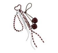 Nucelit Llavero ligero de aleación con colgante de mochila de frutas, ideal para añadir personalidad a tu bolsa diaria, elegante llavero para personas de moda, b