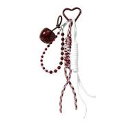 Nucelit Llavero ligero de aleación con colgante de mochila de frutas, ideal para añadir personalidad a tu bolsa diaria, elegante llavero para personas de moda, a