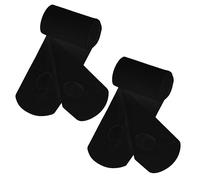 Nucelit Mallas de transición suaves con pies de ballet, convertibles, para adultos, niños, mujeres, niñas, medias para niñas y mujeres, Negro con agujeros, XL