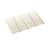Nucelit Mantel de silicona texturizada resistente al calor para encimera de cocina, comedor, plegable, fácil de lavar, protector de mesa de silicona