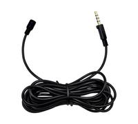 Nucelit Micrófono de voz para coche con enchufe de 3,5 mm y cable de 3 metros para entrada de navegación, llamadas de unidad principal y uso de intercomunicador