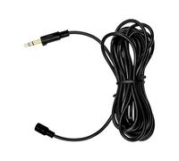 Nucelit Micrófono de voz para coche con enchufe de 3,5 mm y cable de 3 metros para entrada de navegación, llamadas de unidad principal y uso de intercomunicador