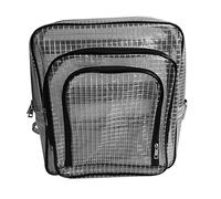 Nucelit Mochila limpia antiestática de PVC, bolsa de herramientas de cubierta completa de PVC, para poner herramientas de computadora, mochila portátil, cepillo de registro antiestático, Black