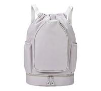 Nucelit Mochilas de gran capacidad, bolsa de tenis, bolsa de gimnasio con compartimento para zapatos, bádminton, baloncesto, gimnasio, cordón