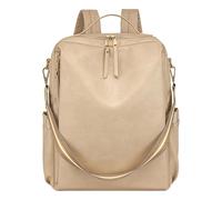 Nucelit Moderna mochila para mujer, elegante mochila escolar universitaria que ofrece comodidad y comodidad para la escuela y bolsa de viaje casual, White, Medium