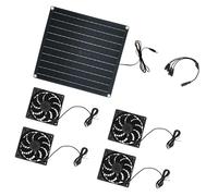 Nucelit Outlet - Estructura de escape solar de cortesía, ejecución elevada, tecnología de reducción de calor para regulación de temperatura interior, ventilador de panel fotovoltaico monocristalino