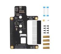 Nucelit Placa de expansión de disco NVMe X1015 compatible con tarjeta de expansión PCIe 2.0 de transferencia de datos de alta velocidad PCIe