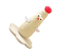 Nucelit Poste de almohadilla para mascotas de interior, juguete de columna de cuerda de pie para estirar y áreas de juego diario para el hogar, actividad de mascotas, juguete vertical