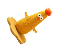 Nucelit Poste de almohadilla para mascotas de interior, juguete de columna de cuerda de pie para estirar y áreas de juego diario para el hogar, actividad de mascotas, juguete vertical